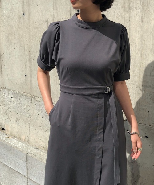 セール G Aime パフショルダーカットソーワンピース ワンピース G Aime アンジェム のファッション通販 Zozotown