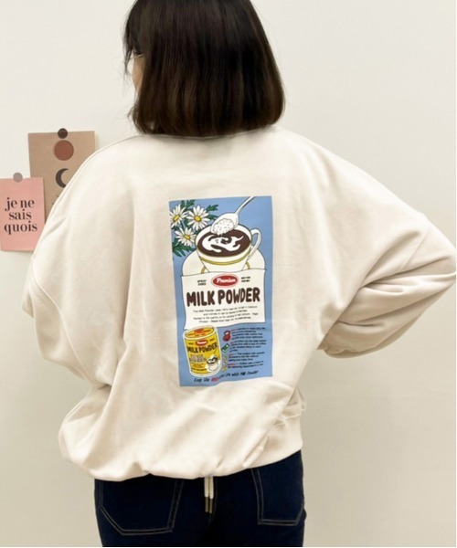 apres jour（アプレジュール）の「袖ボリュームスウェット【ZOZOTOWN限定アイテム】（スウェット・レディース・クリーム/ブラック系その他/アイボリー/ラベンダー/ホワイト系その他2/ミント/ホワイト系その他/ブラック/モカ/ダークブルー・X-LARGE/フリー）」の2枚目の写真