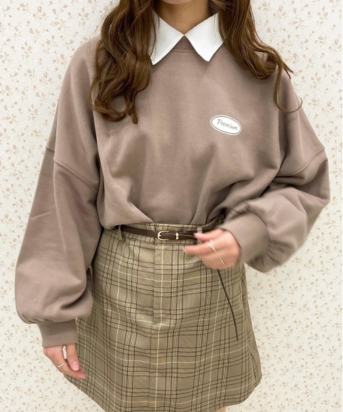apres jour（アプレジュール）の「袖ボリュームスウェット【ZOZOTOWN限定アイテム】（スウェット・レディース・クリーム/ブラック系その他/アイボリー/ラベンダー/ホワイト系その他2/ミント/ホワイト系その他/ブラック/モカ/ダークブルー・X-LARGE/フリー）」の21枚目の写真