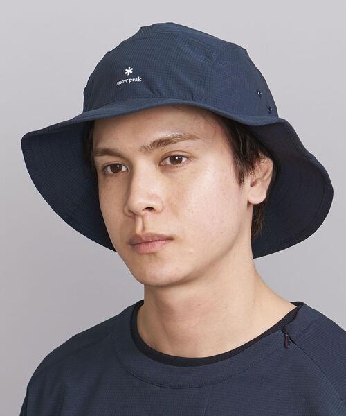 Snow Peak（スノーピーク）の「【別注】 ＜Snow Peak（スノーピーク）＞ DOTAIR HAT/ハット（ハット・メンズ・ベージュ/ネイビー・FREE）」の2枚目の写真