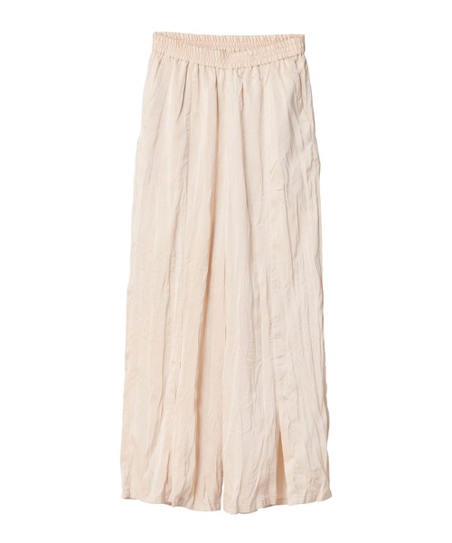 OSMOSIS（オズモーシス）の「ランダムワッシャースリットパンツ（その他パンツ・レディース・ベージュ/ピンク/グリーン/ブラック/アイボリー・ONE SIZE）」の2枚目の写真