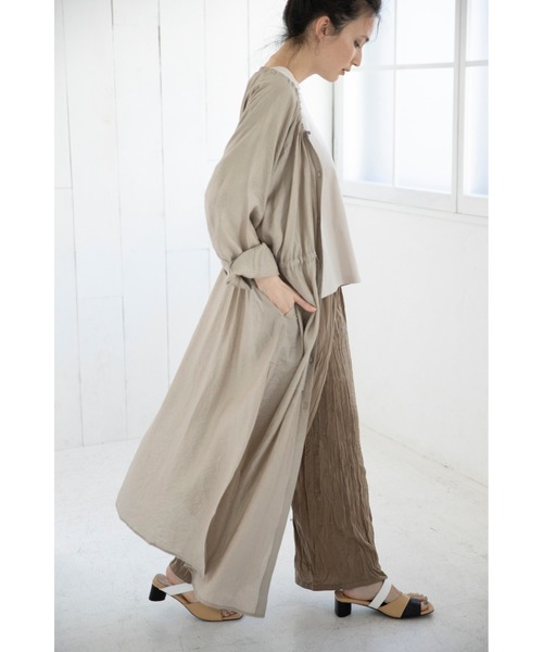 OSMOSIS（オズモーシス）の「ランダムワッシャースリットパンツ（その他パンツ・レディース・ベージュ/ピンク/グリーン/ブラック/アイボリー・ONE SIZE）」の10枚目の写真