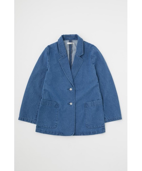 MOUSSY（マウジー）の「BOXY 2B ジャケット（デニムジャケット・レディース・ワンウォッシュ/ライトブルー・2/1）」の10枚目の写真