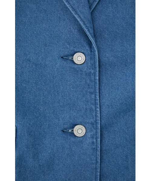 MOUSSY（マウジー）の「BOXY 2B ジャケット（デニムジャケット・レディース・ワンウォッシュ/ライトブルー・2/1）」の13枚目の写真