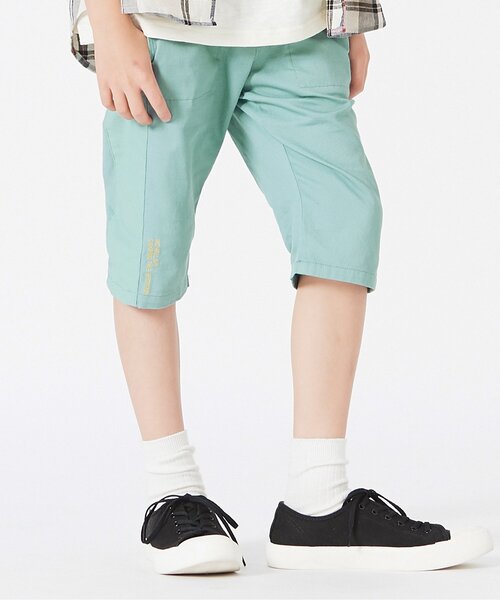 BREEZE（ブリーズ）の「サイド切替ハーフパンツ 6分丈（その他パンツ・キッズ・レッド/カーキ/サックスブルー/イエロー/チャコール・130/140/150/90/100/120/110）」の4枚目の写真