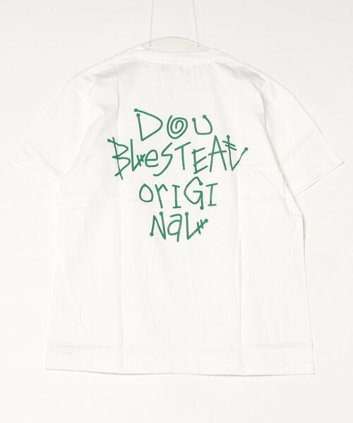 DOUBLE STEAL（ダブルスティール）の「Tagging Original LOGO ヘビーウェイト Tシャツ（Tシャツ/カットソー・メンズ・ホワイト×グリーン/ブラック×ホワイト/パープル/ホワイト×ブラック/ブラック×グリーン・XX-LARGE/X-LARGE/LARGE/MEDIUM）」の11枚目の写真