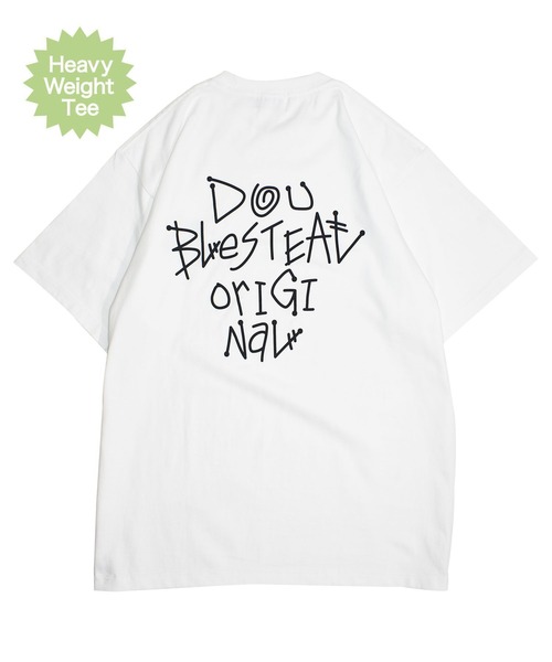 DOUBLE STEAL（ダブルスティール）の「Tagging Original LOGO ヘビーウェイト Tシャツ（Tシャツ/カットソー・メンズ・ホワイト×グリーン/ブラック×ホワイト/パープル/ホワイト×ブラック/ブラック×グリーン・XX-LARGE/X-LARGE/LARGE/MEDIUM）」の12枚目の写真