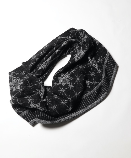 bedsidedrama(ベットサイドドラマ)の「2021秋冬 North Landic Snood(ネックウォーマー/スヌード・レディース・ライトグレー/ブラック・1)」の7枚目の写真