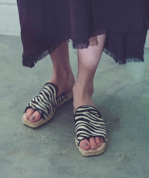 CAPRICIEUX LE'MAGE(カプリシューレマージュ)の「ジュートサンダル(サンダル・レディース・ブラック・39/37)」の7枚目の写真