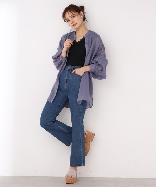 one after another NICE CLAUP（ワンアフターアナザーナイスクラップ）の「ドット柄レースタンクトップ（タンクトップ・レディース・ホワイト系その他/ブラック系その他/アイボリー/ブラック・FREE）」の20枚目の写真