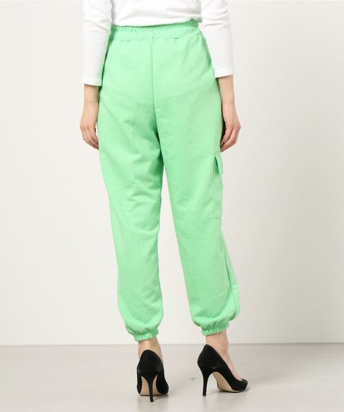 Figments（フィグメンツ）の「サイドポケットスウェットパンツ（その他パンツ・レディース・グレー/グリーン・FREE）」の4枚目の写真