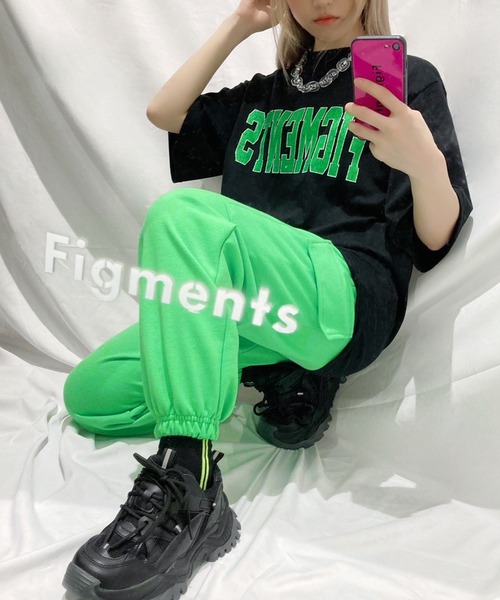 Figments（フィグメンツ）の「サイドポケットスウェットパンツ（その他パンツ・レディース・グレー/グリーン・FREE）」の11枚目の写真