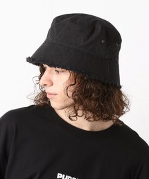 キャンバス　フリンジバケットハット