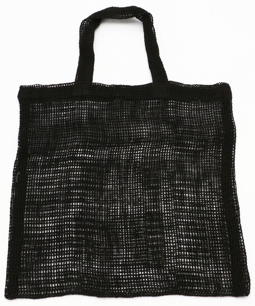 FREAK'S STORE（フリークスストア）の「MAISON BENGAL/メイゾン・ベンガル ジュートメッシュトートバッグ（トートバッグ・レディース・ブラック/ベージュ・ONE SIZE）」の7枚目の写真