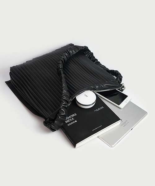 chuclla】Pleats shoulder 2way bag cha201-ファッション通販