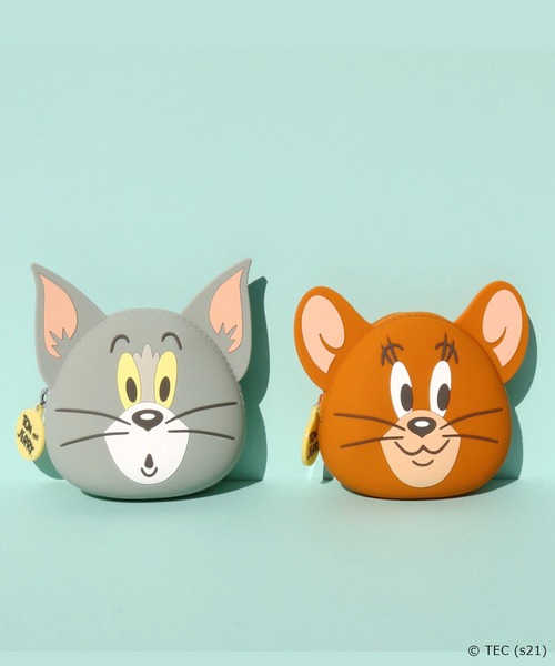 公式】TOMandJERRY フェイスダイカットシリコンポーチ（ポーチ