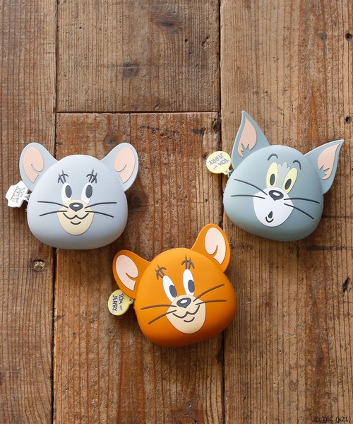 Tom＆Jerry（トムアンドジェリー）の「【公式】TOMandJERRY　フェイスダイカットシリコンポーチ（ポーチ・レディース・ブラウン/グレー/ライトグレー・FREE）」の11枚目の写真