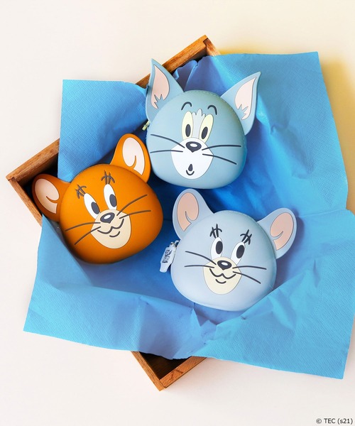 Tom＆Jerry（トムアンドジェリー）の「【公式】TOMandJERRY　フェイスダイカットシリコンポーチ（ポーチ・レディース・ブラウン/グレー/ライトグレー・FREE）」の12枚目の写真