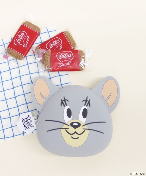 公式】TOMandJERRY フェイスダイカットシリコンポーチ（ポーチ
