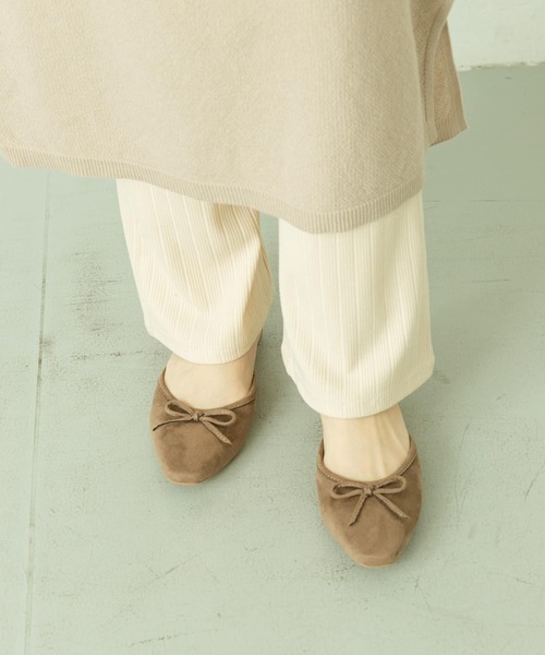 URBAN RESEARCH Sonny Label(アーバンリサーチサニーレーベル)の「スエードバレエミュールサンダル(サンダル・レディース・キャメル/ブラック/グレー系その他・23.5/24/23)」の14枚目の写真