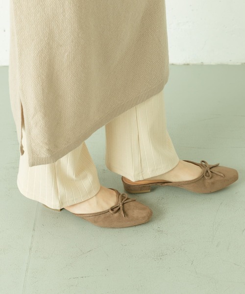 URBAN RESEARCH Sonny Label(アーバンリサーチサニーレーベル)の「スエードバレエミュールサンダル(サンダル・レディース・キャメル/ブラック/グレー系その他・23.5/24/23)」の12枚目の写真