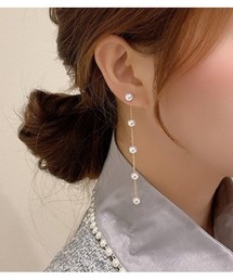 パールドロップピアス