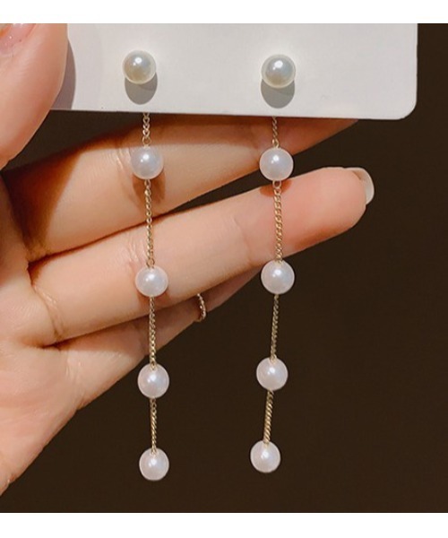 LAC-VERT(ラック・ヴェール)の「パールドロップピアス(ピアス(両耳用)・レディース・ゴールド・FREE)」の5枚目の写真