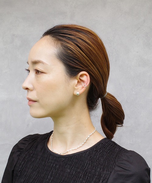 SIGNAL（シグナル）の「【SIGNAL/シグナル】silver925 ハーフボールピアス / シルバー925（ピアス（両耳用）・レディース・シルバー・FREE）」の10枚目の写真