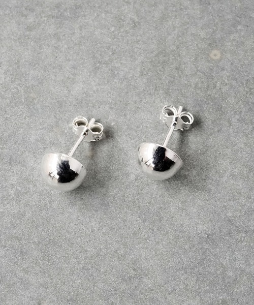 SIGNAL（シグナル）の「【SIGNAL/シグナル】silver925 ハーフボールピアス / シルバー925（ピアス（両耳用）・レディース・シルバー・FREE）」の19枚目の写真