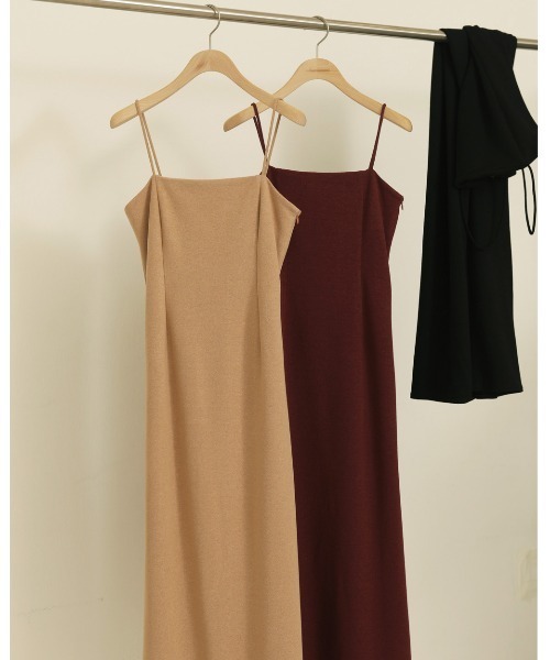 TODAYFUL（トゥデイフル）の「キャミソールワンピース（ワンピース・レディース・ブラック・36inch）」の3枚目の写真