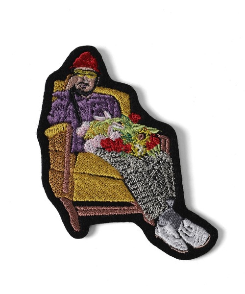 キャットウーマン　刺繍パッチ フランス刺繍と図案138集 ハーダンガーワーク | 戸塚刺しゅう