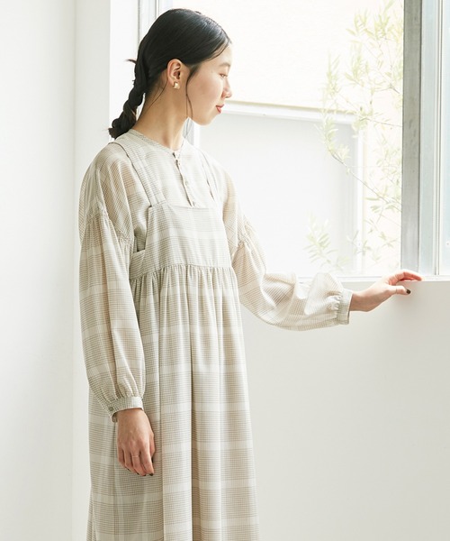 cardo fabrica(カルドファブリカ)の「.●W/Tグラフチェックショートギャザーブラウス(シャツ/ブラウス・レディース・キナリ/ブラック・FREE)」の18枚目の写真