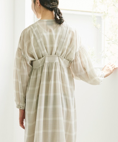 cardo fabrica(カルドファブリカ)の「.●W/Tグラフチェックショートギャザーブラウス(シャツ/ブラウス・レディース・キナリ/ブラック・FREE)」の22枚目の写真