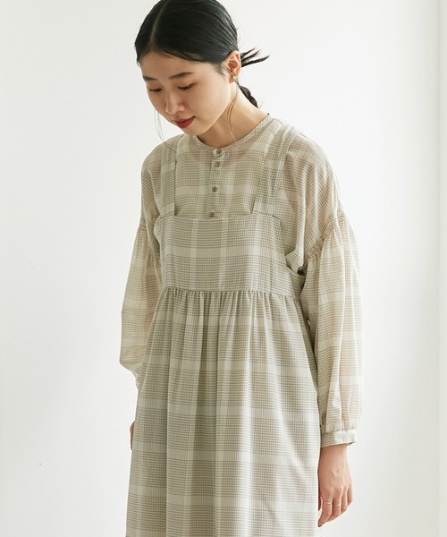 cardo fabrica(カルドファブリカ)の「.●W/Tグラフチェックショートギャザーブラウス(シャツ/ブラウス・レディース・キナリ/ブラック・FREE)」の21枚目の写真