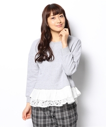 CIAOPANIC | 【Ciaopanic】ヘムレースフリルPO(Tシャツ/カットソー)