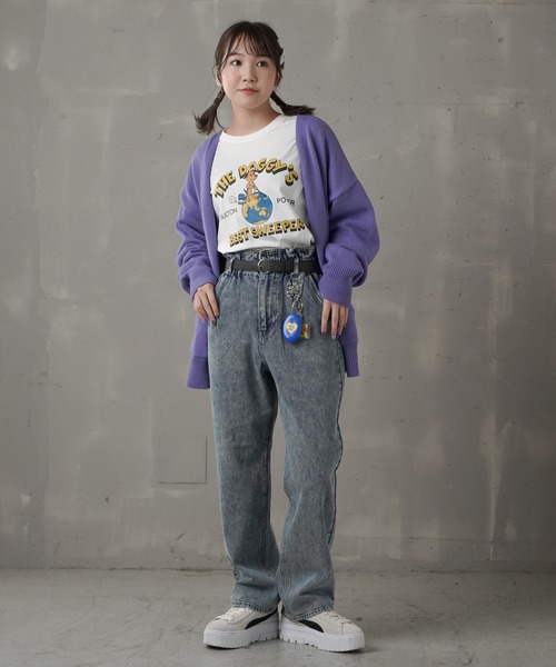 SPINNS（スピンズ）の「ハイウエスト ストレートパンツ（その他パンツ・レディース・ベージュ/ブラック/オフホワイト/インディゴブルー/ブラック系その他/ブルー系その他/アイボリー/グレイッシュベージュ・M/S）」の19枚目の写真