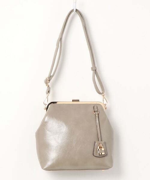 SAC（サック）の「口金ショルダ　ショルダーバッグ  SAC unit（ショルダーバッグ・レディース・ブラック/キャメル/グリーン/グレー・FREE）」の2枚目の写真