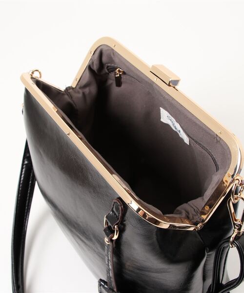 SAC（サック）の「口金ショルダ　ショルダーバッグ  SAC unit（ショルダーバッグ・レディース・ブラック/キャメル/グリーン/グレー・FREE）」の6枚目の写真