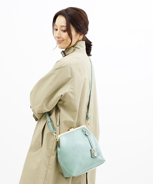 SAC（サック）の「口金ショルダ　ショルダーバッグ  SAC unit（ショルダーバッグ・レディース・ブラック/キャメル/グリーン/グレー・FREE）」の9枚目の写真