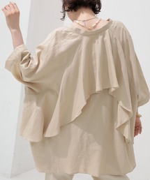 AMERICAN HOLIC | バンドカラーバックフレアシャツ(シャツ/ブラウス)