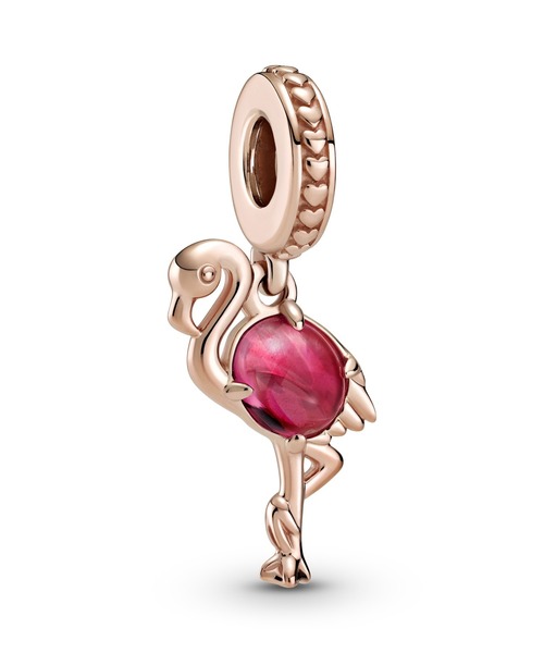 Pandora パンドラ ムラノガラスチャーム4個　ピンク,緑 【新品・正規品】ボックス・ショッパー付 PANDORA(パンドラ