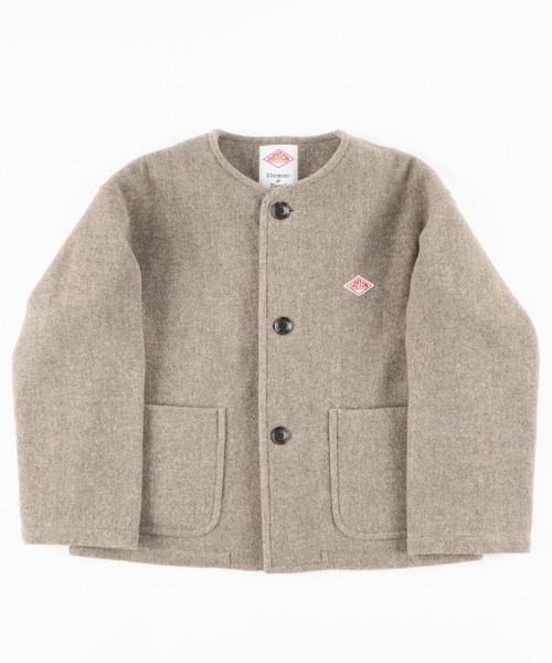 DANTON ダントン　ウール　カラーレスジャケット　ユニセックス 楽天市場】ダントン DANTON カラーレス ジャケット レディース