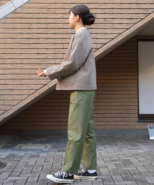 DANTON ビーミンク　ノーカラージャケット DANTON ビーミンクノーカラージャケット
