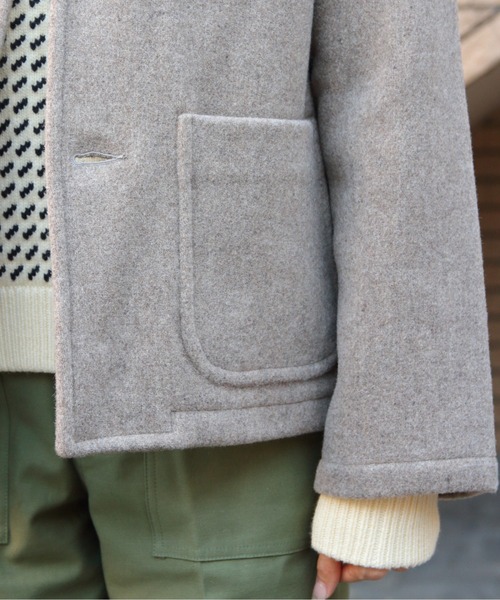 DANTON（ダントン）の「DANTON/ダントン ウールカラーレスジャケット