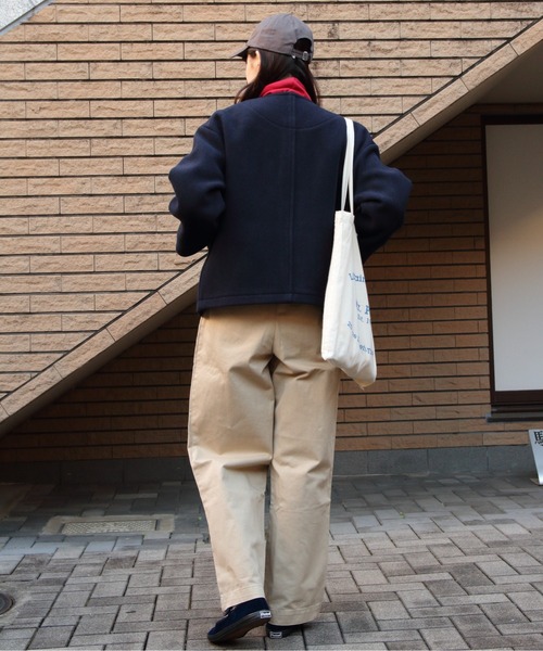 DANTON/ダントン ウールカラーレスジャケット COLLARLESS JACKET