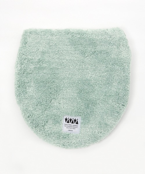 LAKOLE（ラコレ）の「【抗菌防臭】温水便座用フタカバー / 953637（バス/トイレグッズ・レディース・ダークブラウン/桜/グリーン/ホワイト・FREE）」の3枚目の写真