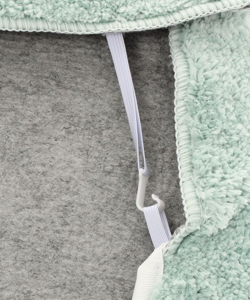 LAKOLE（ラコレ）の「【抗菌防臭】温水便座用フタカバー / 953637（バス/トイレグッズ・レディース・ダークブラウン/桜/グリーン/ホワイト・FREE）」の7枚目の写真