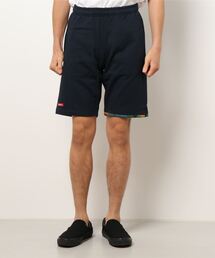 GRANDE FOOTBALL PRODUCTS（グランデフットボールプロダクツ）の「GRANDE F.P.アロハ柄ポケット付スウェットハーフパンツ（スウェットパンツ・メンズ）」