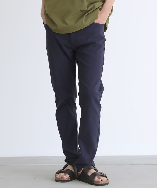 n'OrLABEL（ノアールレーベル）の「『フレキシンストレッチスリムパンツ』（チノパンツ・メンズ・ブラック/カーキ/チャコール/モカ/ダークネイビー/グレイッシュブルー・M/L/XL）」の6枚目の写真