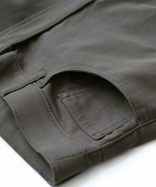 n'OrLABEL（ノアールレーベル）の「『フレキシンストレッチスリムパンツ』（チノパンツ・メンズ・ブラック/カーキ/チャコール/モカ/ダークネイビー/グレイッシュブルー・M/L/XL）」の14枚目の写真